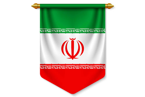 دانلود وکتور پرچم ایران طبیعی و لایه باز 